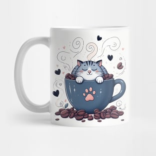 Catnip & Cappuccinos: Where Cats and Coffee Collide Mug